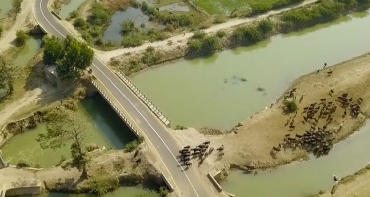 25 km road connecting 105 Mori, Mahar Mithu Sheikh to Gharo Keti Bandar.